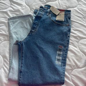 Levi’s 501 Original cropped  Straight Leg High Rise